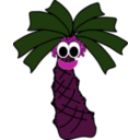 download Smiley Palm clipart image with 315 hue color