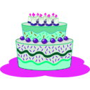 download Cake clipart image with 270 hue color