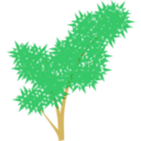 download Tree clipart image with 45 hue color