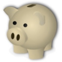 download Piggybank clipart image with 45 hue color