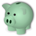 download Piggybank clipart image with 135 hue color