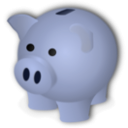 download Piggybank clipart image with 225 hue color