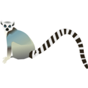 download Lemur Lemurien clipart image with 180 hue color