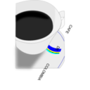 download Tasa De Cafe clipart image with 180 hue color