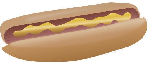 Hot Dog With Mustard