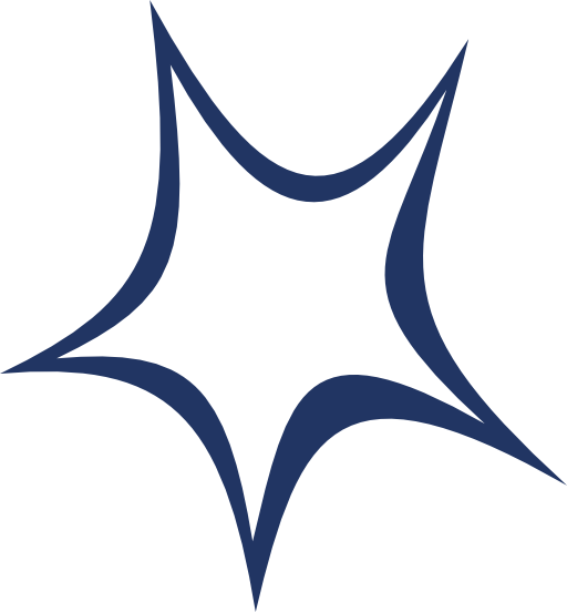 Simple Blue Star