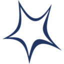 Simple Blue Star