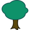 download Tree clipart image with 45 hue color