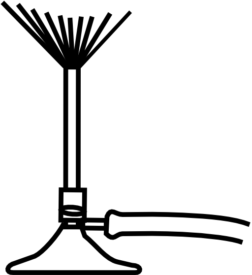 Bunsen Burner Lineart