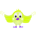 download Tweet Bird clipart image with 225 hue color