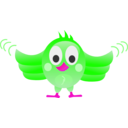 download Tweet Bird clipart image with 270 hue color