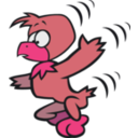 download Comic Bird clipart image with 315 hue color