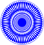 Blue Hole Abstract