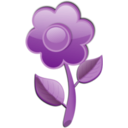 download Flower A4 clipart image with 225 hue color