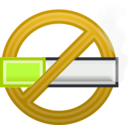 download No Smoking Icon clipart image with 45 hue color