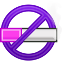 download No Smoking Icon clipart image with 270 hue color