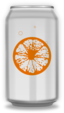 Orange Soda Can