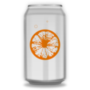 Orange Soda Can