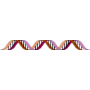 download Dna clipart image with 180 hue color