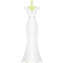 download Wedding Dress clipart image with 45 hue color
