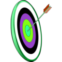 download Arrow In The Gold clipart image with 90 hue color