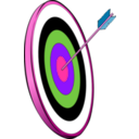 download Arrow In The Gold clipart image with 270 hue color