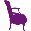 download Low Armchair clipart image with 90 hue color