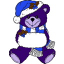 download Christmas Bear clipart image with 225 hue color