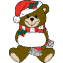 download Christmas Bear clipart image with 0 hue color