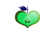 download Red Heart clipart image with 90 hue color