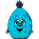 download Pineapple Head clipart image with 135 hue color