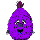 download Pineapple Head clipart image with 225 hue color