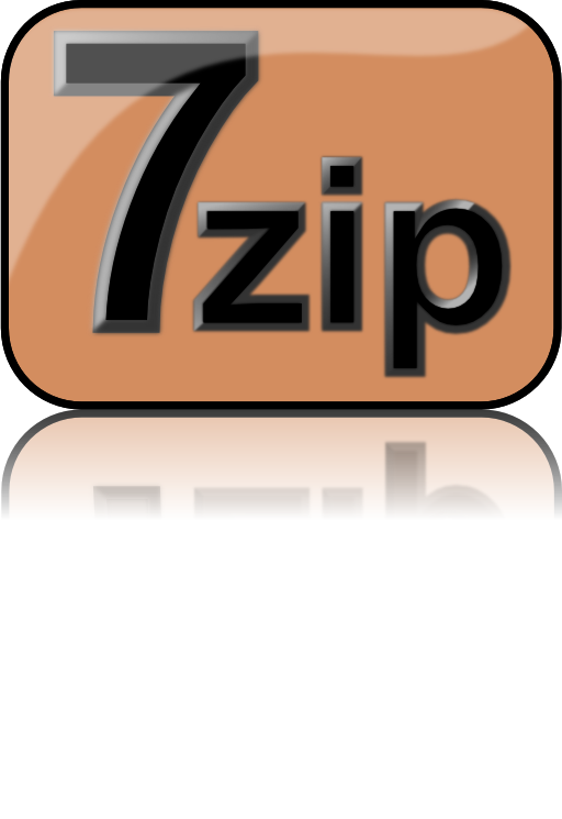 7zip Glossy Extrude Brown