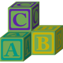 download Abc Blocks Petri Lummema 01 clipart image with 45 hue color