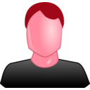 download Male User Icon clipart image with 315 hue color
