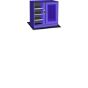download Cupboard clipart image with 225 hue color