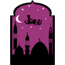 download Ramadan Mosque clipart image with 90 hue color
