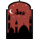 download Ramadan Mosque clipart image with 135 hue color