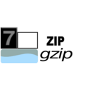 download 7zipclassic Gzip clipart image with 180 hue color