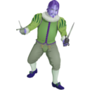 download Fencer clipart image with 225 hue color