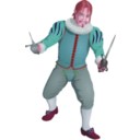 download Fencer clipart image with 315 hue color