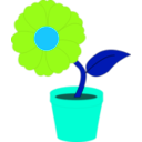 download Flowerandpot Daniel Ste R clipart image with 135 hue color