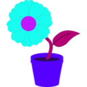 download Flowerandpot Daniel Ste R clipart image with 225 hue color