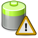 download Tango Battery Caution clipart image with 45 hue color