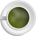 download Realistic Coffee Cup Top View clipart image with 45 hue color