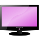 download Lcd Widescreen Monitor clipart image with 90 hue color