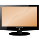 download Lcd Widescreen Monitor clipart image with 180 hue color