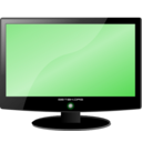 download Lcd Widescreen Monitor clipart image with 270 hue color