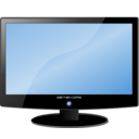 download Lcd Widescreen Monitor clipart image with 0 hue color