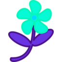 download Flower clipart image with 135 hue color